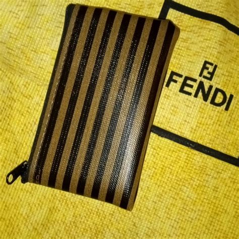 vintage fendi coin purse|Fendi stamp coin purse.